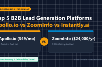 Top 5 B2B Lead Generation Software in 2026: Apollo vs ZoomInfo vs Instantly