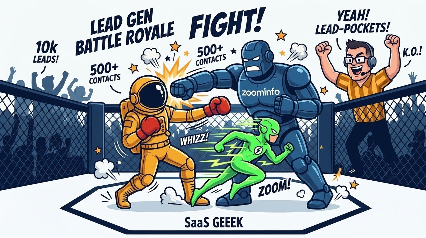 Top 5 B2B Lead Generation Software in 2026: Apollo vs ZoomInfo vs Instantly